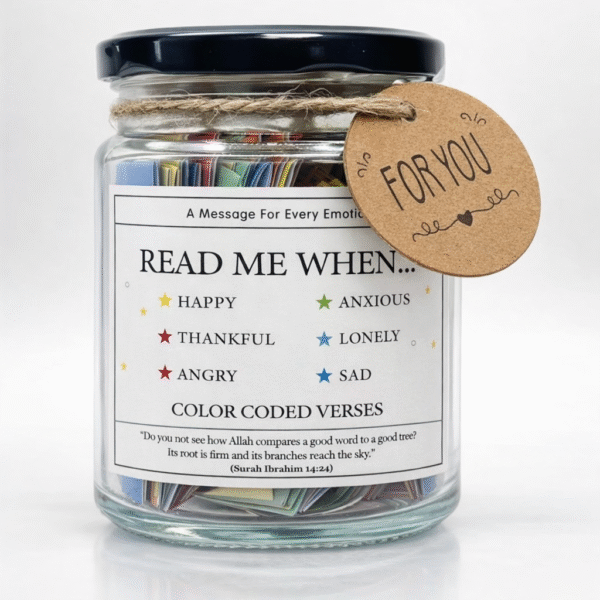 Islamic Ayat Jar in Roman English